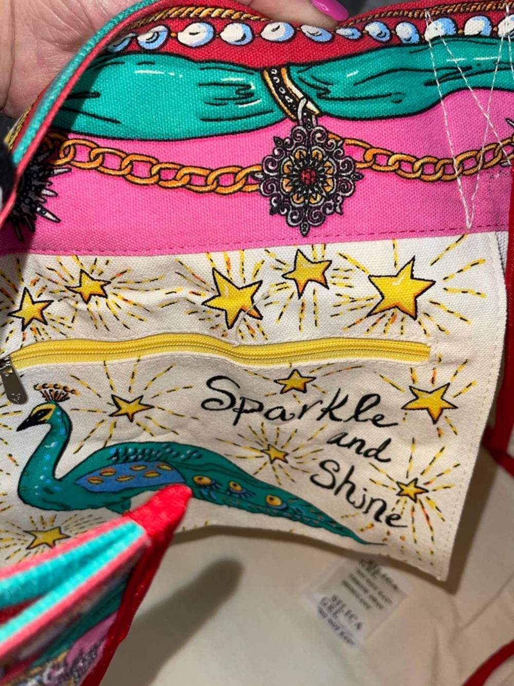 Brighton Sparkle and Shine Tote Bag NWT - Picture 6 of 7